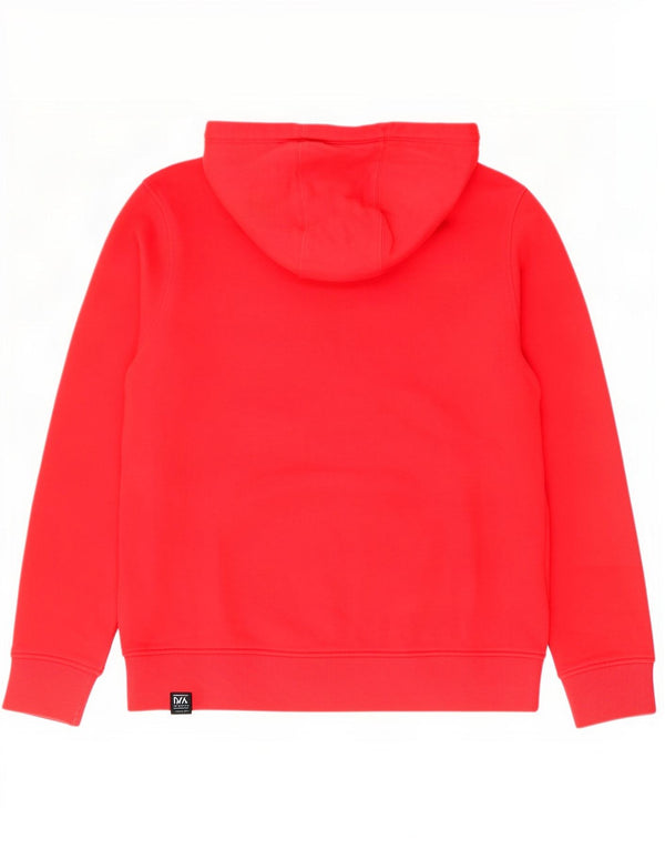 The North Face Mens Graphic Hoodie Jumper Large Red Cotton