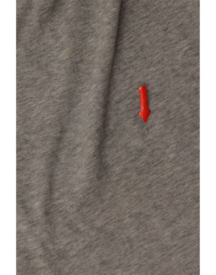 Męska koszulka z grafiką Quiksilver o regularnym kroju, średnia szara bawełna