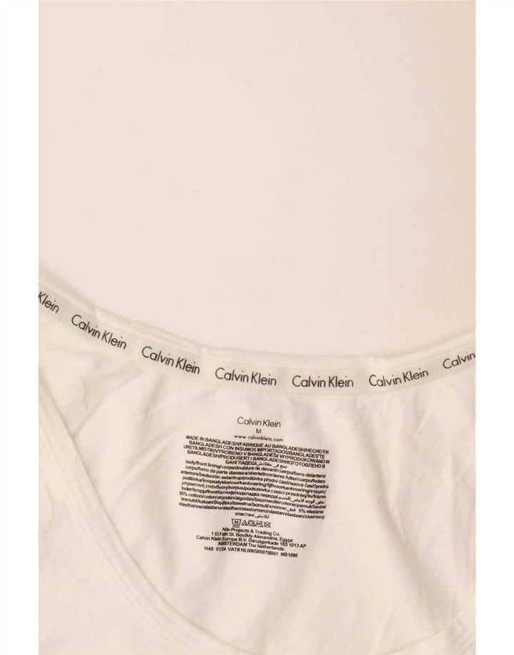 Męska kamizelka Calvin Klein, średnia biała bawełna