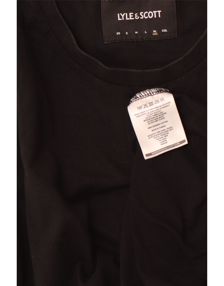 T-shirt męski LYLE & SCOTT Top XL, czarny, bawełniany