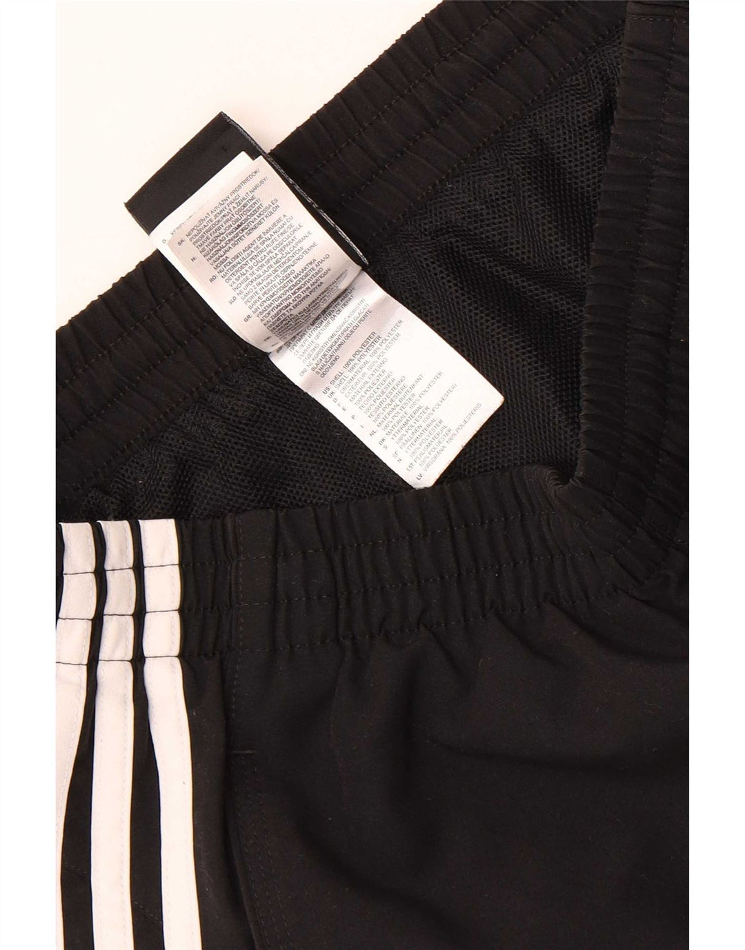 Męskie spodenki sportowe Adidas Climalite, małe, czarne, poliestrowe
