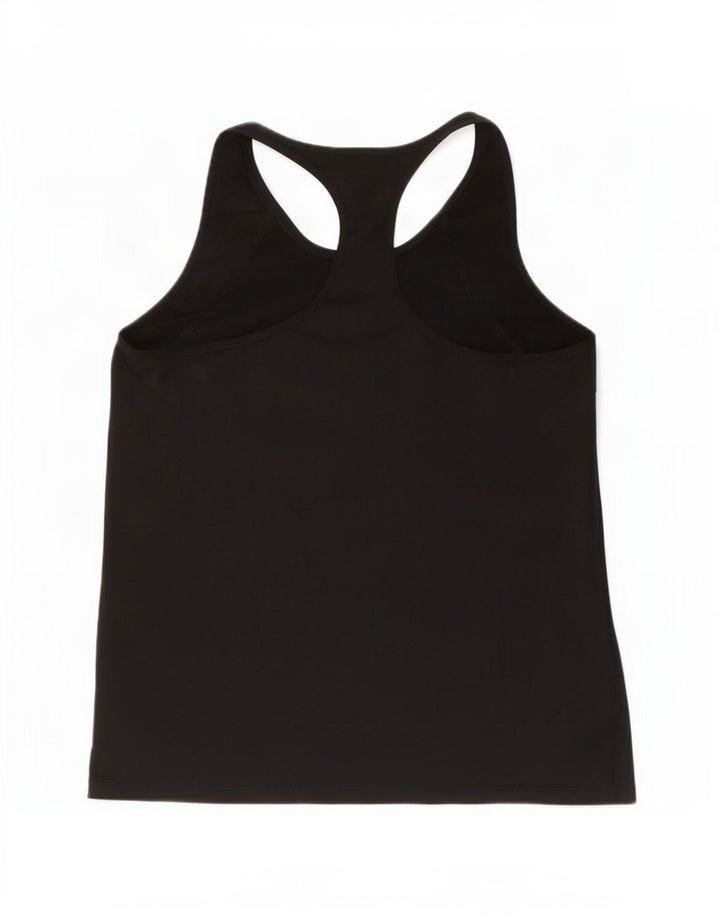 Damska kamizelka Nike Dri Fit Graphic Top UK 12, średni czarny poliester