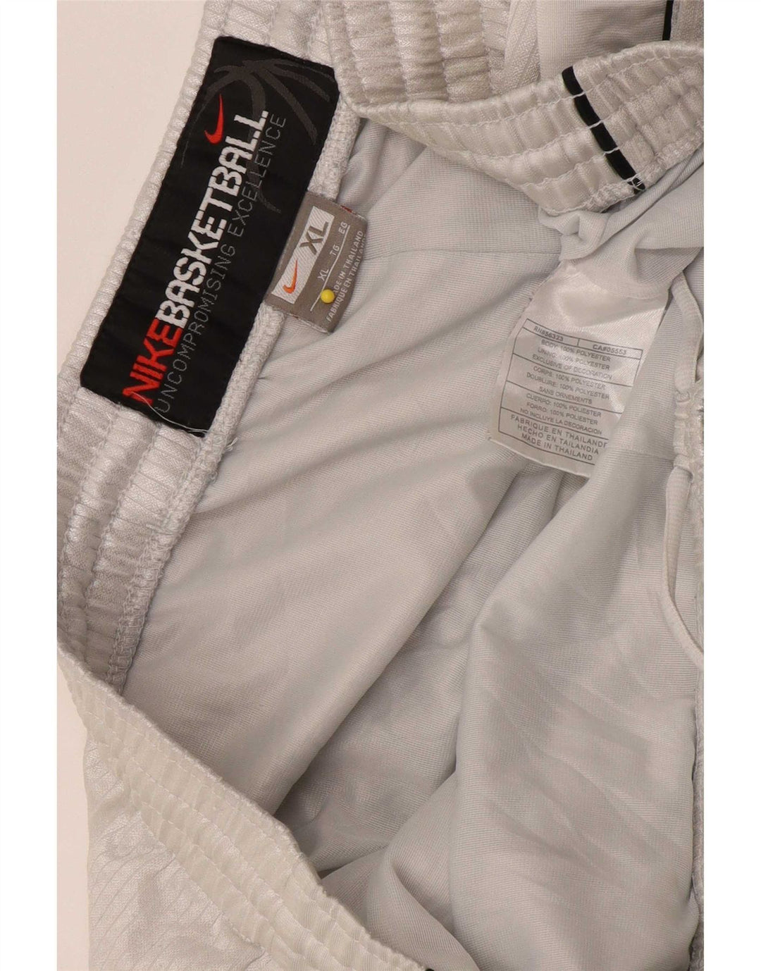 Męskie spodenki sportowe Nike XL, szary, poliester
