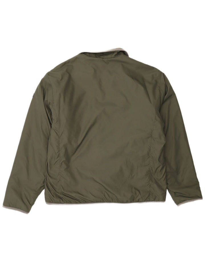 Męska dwustronna kurtka Napapijri Geographic UK 40 Large Khaki
