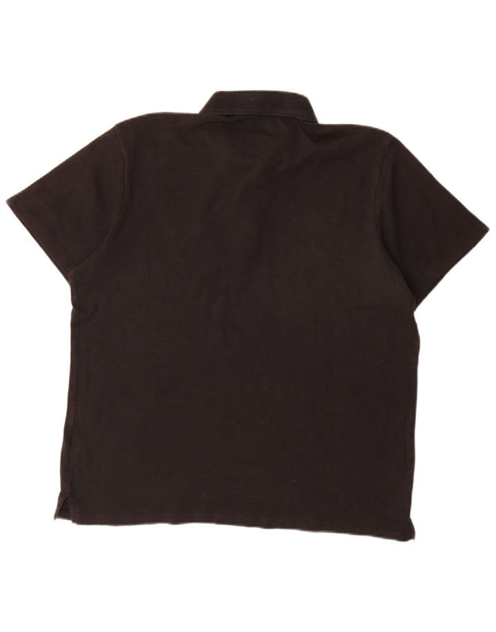 Męska koszulka polo Dkny, duża, czarna, bawełniana