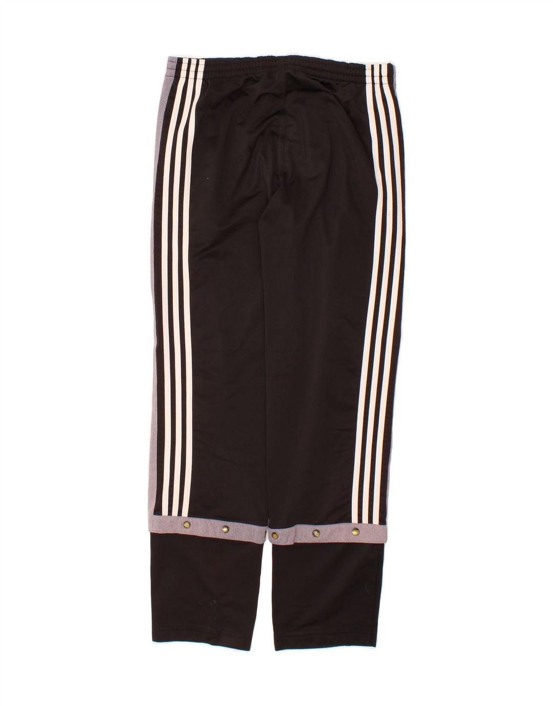 ADIDAS Boys Tracksuit Trousers 15-16 Years Black Colourblock Polyester Vintage Adidas and Second-Hand Adidas from Messina Hembry 