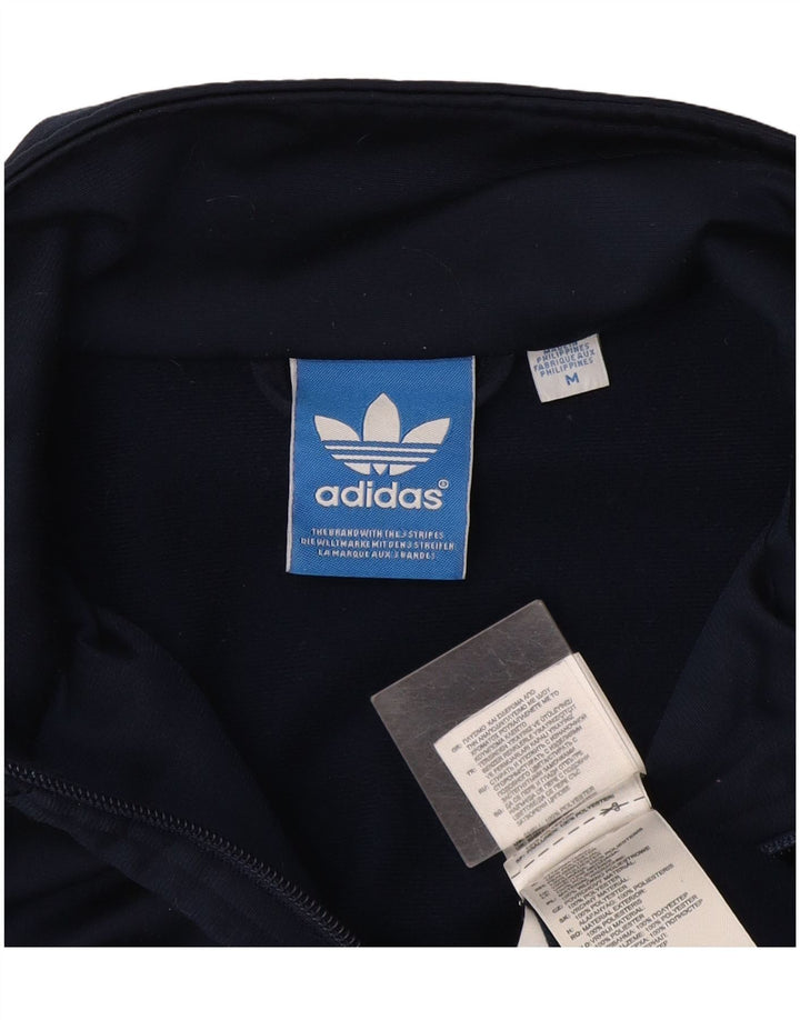 Adidas Męska bluza dresowa, średnia granatowa, poliester