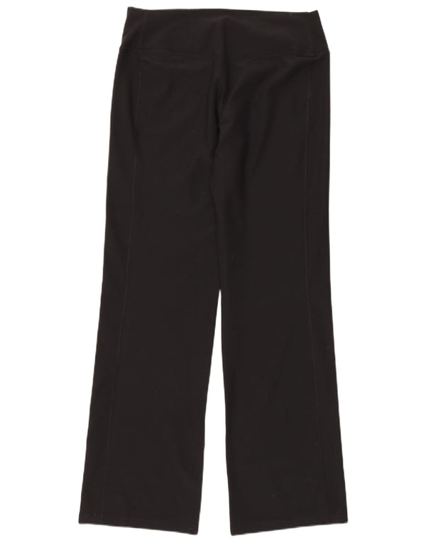 Damskie spodnie dresowe NIKE Dri Fit UK 14, duże, czarne, poliestrowe