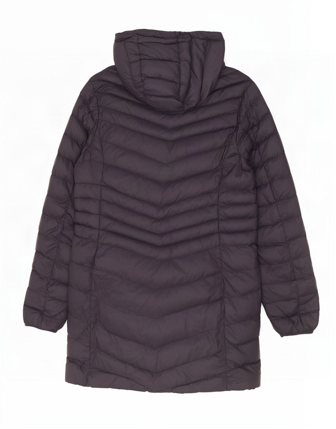 Damski ocieplany płaszcz z kapturem Mountain Warehouse UK 14, średni granatowy nylon