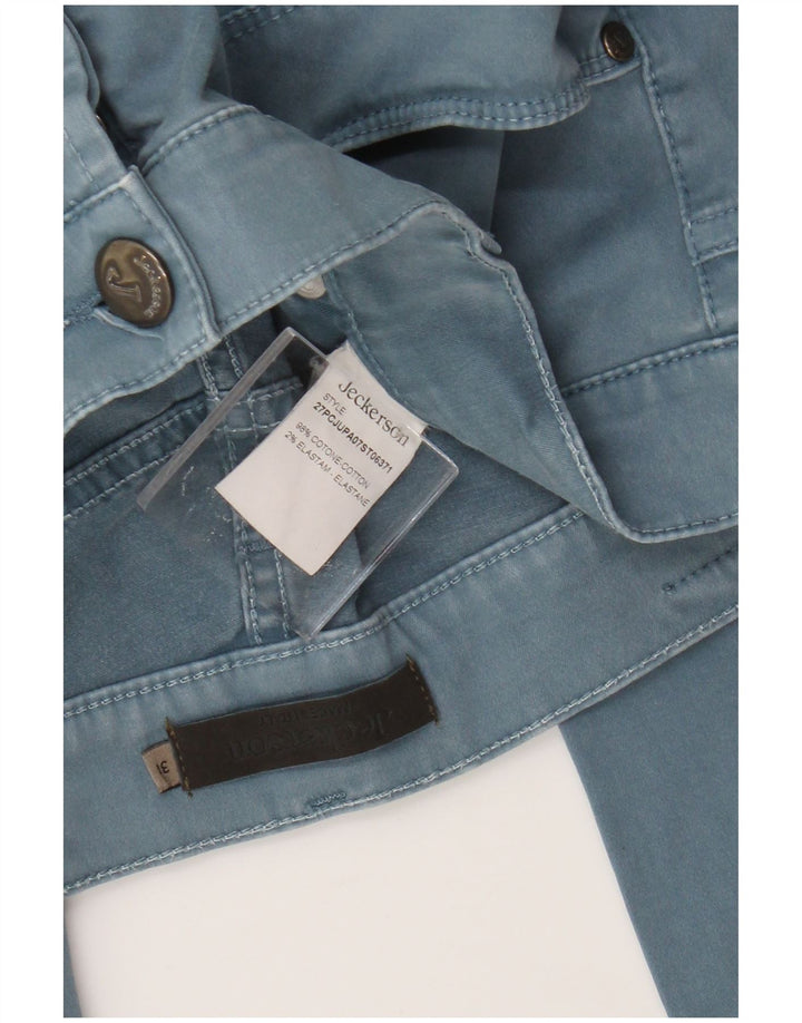 Spodnie damskie Jeckerson Slim Casual W31 L29 Niebieskie bawełniane