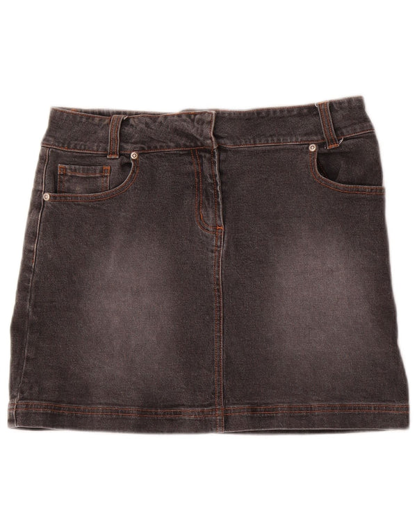 Damska mini spódniczka jeansowa Bay UK 10 Small W28 Szara bawełna