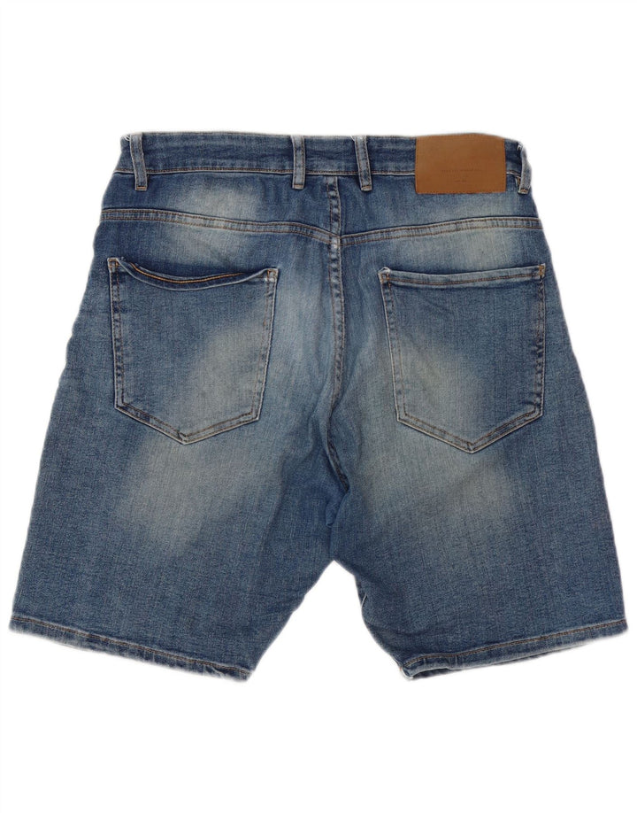 Męskie spodenki jeansowe Zara EU 44 Large W34, niebieska bawełna