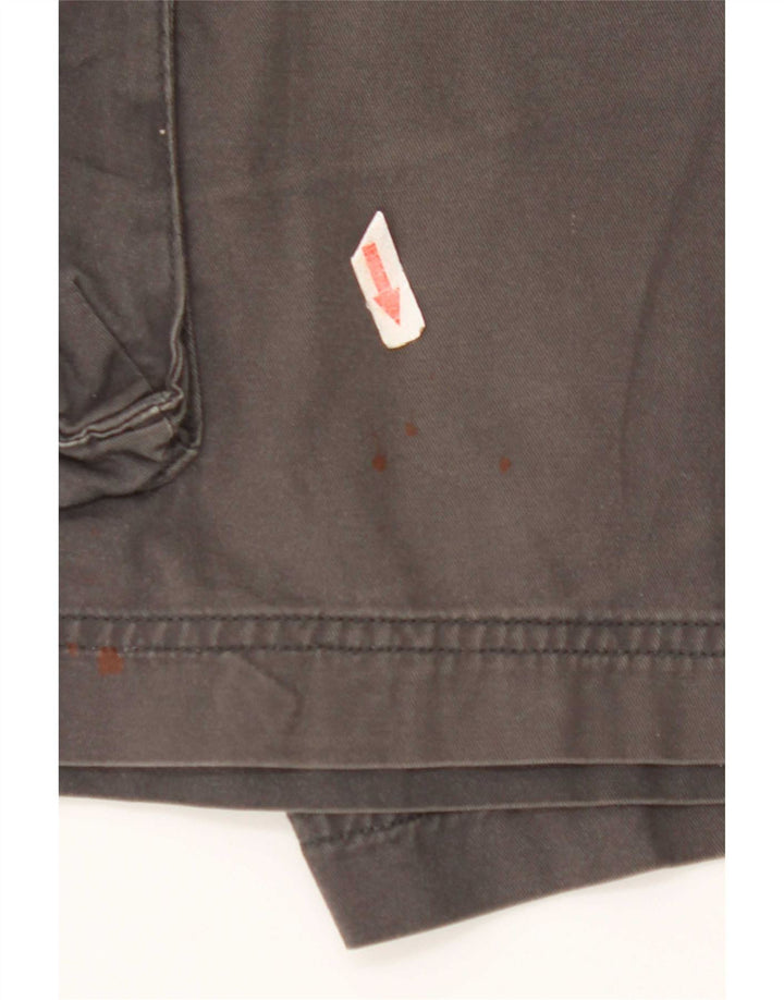 Męskie spodenki cargo Nike W34, duże, szare, bawełniane