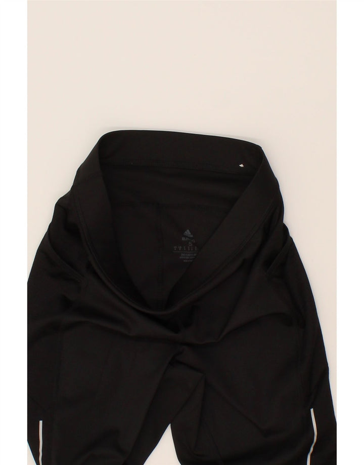 ADIDAS Womens Aeroready Leggings UK 8 Small  Black Polyester Vintage Adidas and Second-Hand Adidas from Messina Hembry 