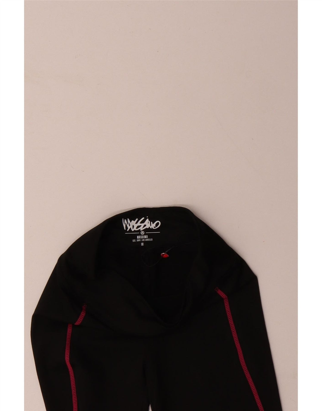 Legginsy dziewczęce MOSSIMO z grafiką 9-10 lat, czarne