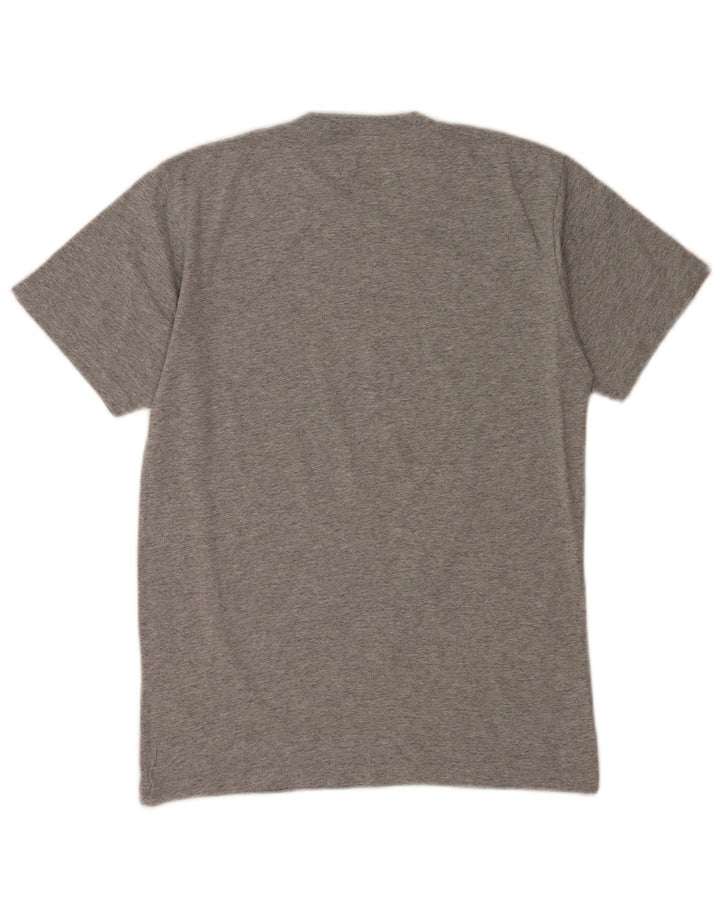Męski T-shirt Vans o klasycznym kroju z grafiką, mały, szary, bawełniany