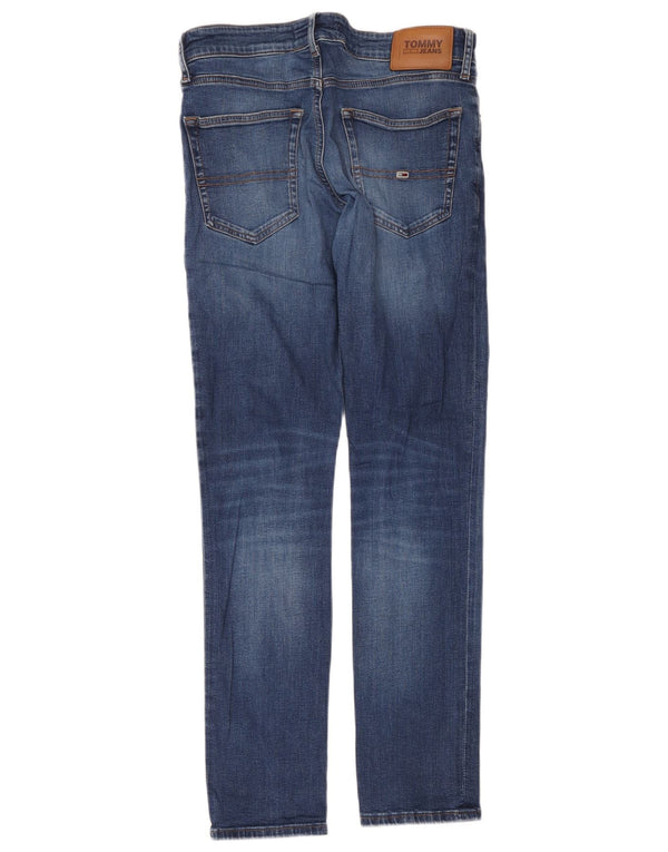 Męskie jeansy slim fit Tommy Hilfiger W32 L32 Niebieskie bawełniane