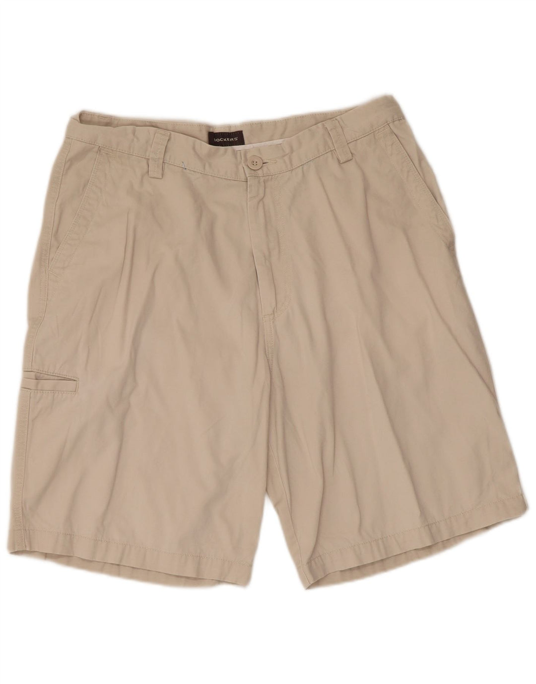 Męskie spodenki cargo Dockers W34, duże, beżowe, bawełniane