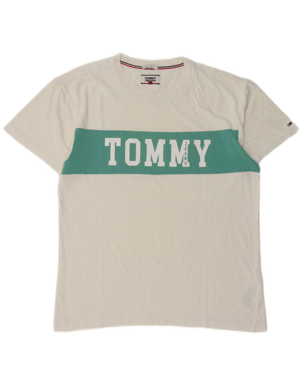 Męska koszulka z grafiką Tommy Hilfiger Top w kolorze średniej bieli