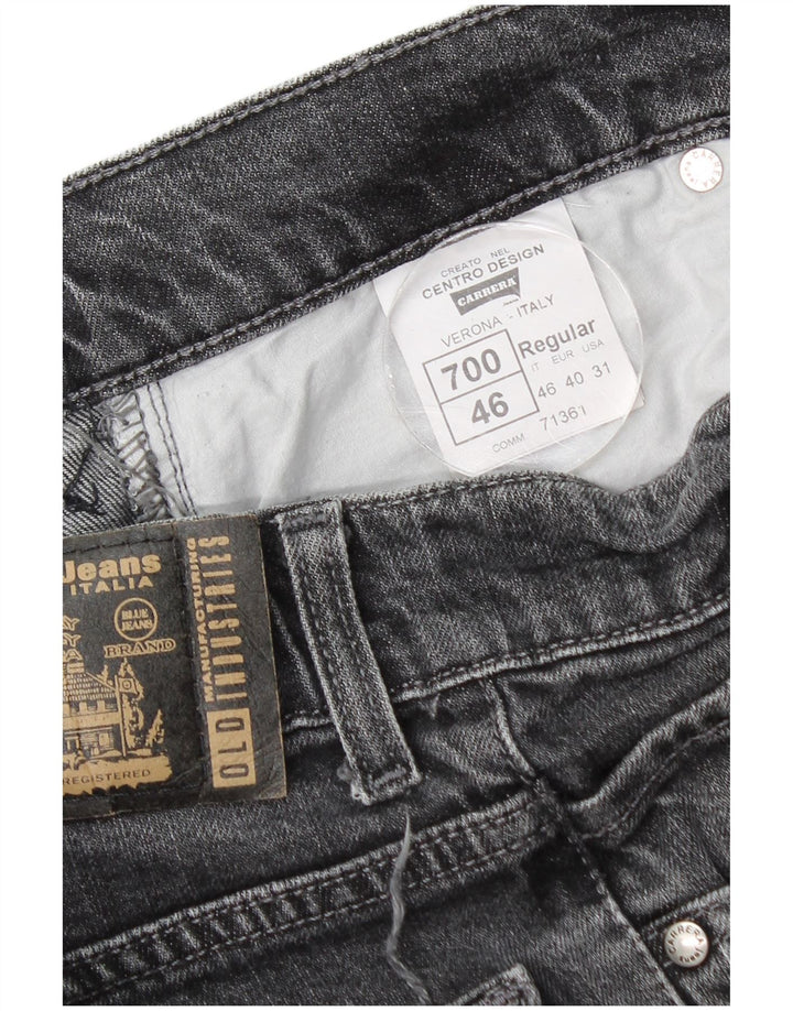 Carrera Mens 700 Regular Slim Jeans IT 46 Small W31 L30 Szara bawełna