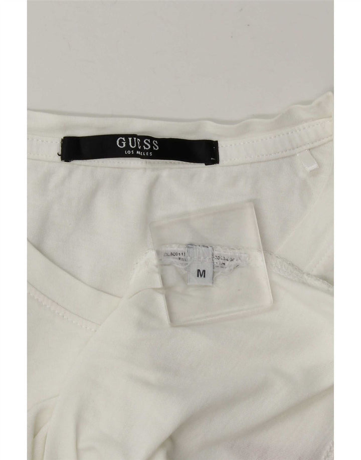 Damska koszulka graficzna Guess Top UK 14 Medium White