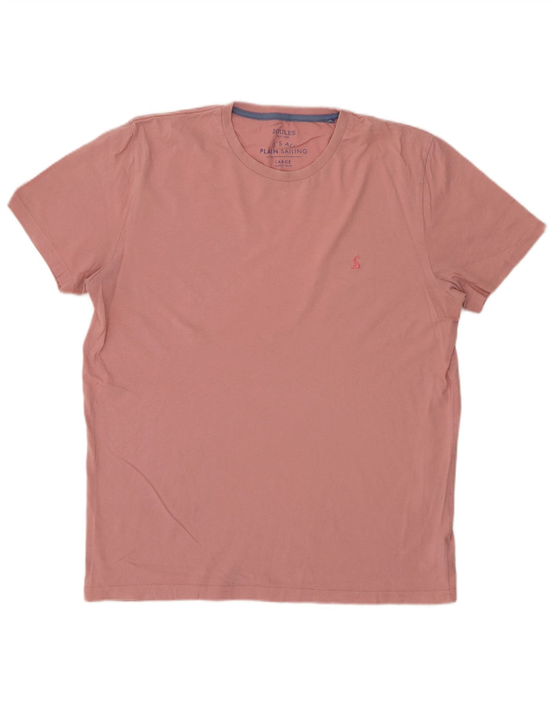 T-shirt męski JOULES, duży, różowy, bawełniany