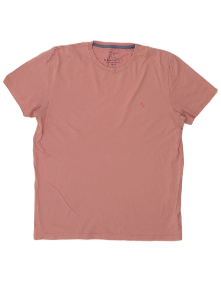 T-shirt męski JOULES, duży, różowy, bawełniany
