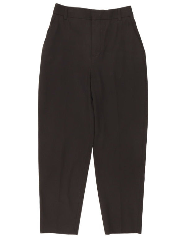 Damskie zwężane spodnie garniturowe Zara z wysokim stanem EU 32 2XS W22 L24 czarne