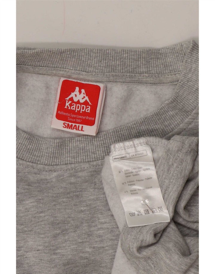 Bluza damska Kappa Crop Oversize UK 10 Small Grey Flecked