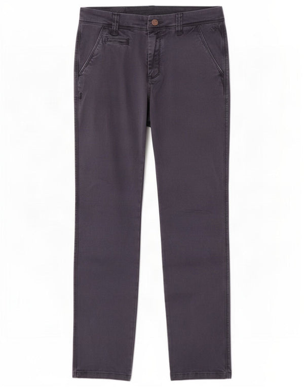 Sun68 Damskie proste spodnie chino UK 14 duże W32 L30 granatowe bawełniane