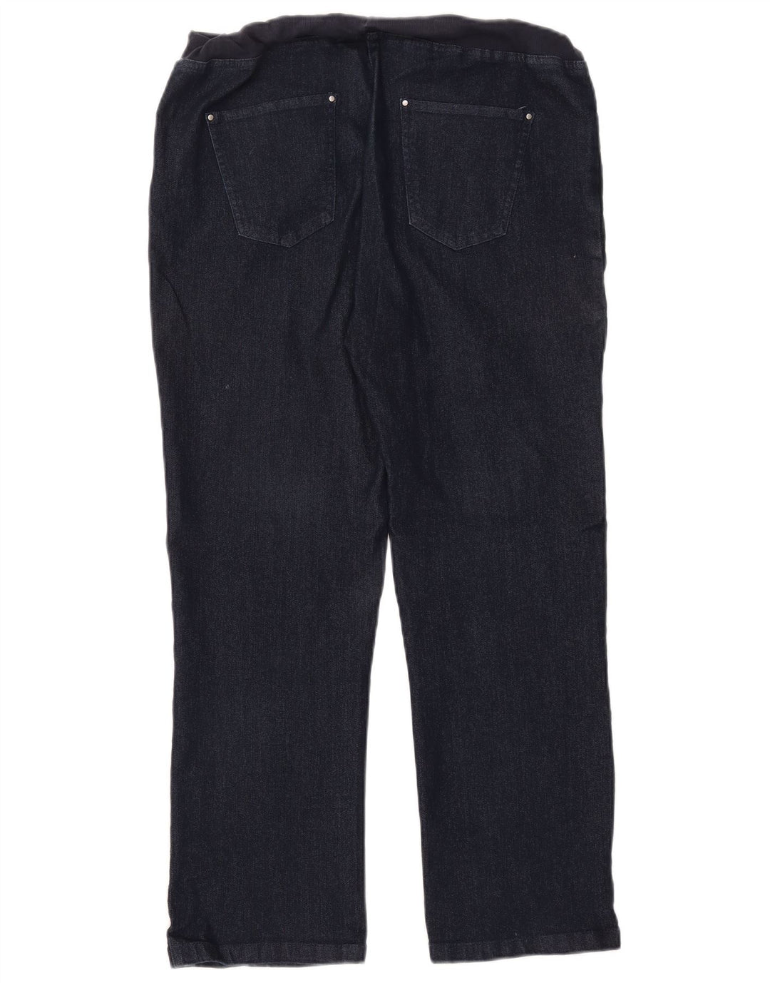 COTTON TRADERS Damskie proste dżinsy UK 14 Medium W30 L27 Granatowa bawełna