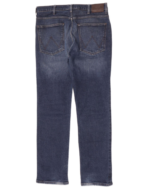 Męskie jeansy Wrangler Arizona Straight W36 L32 Granatowe, bawełniane