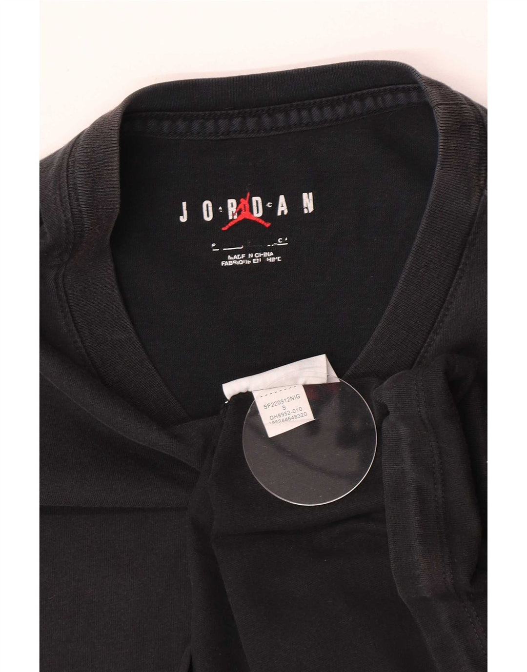 Męski T-shirt z grafiką Jordan, mały, czarny, bawełniany