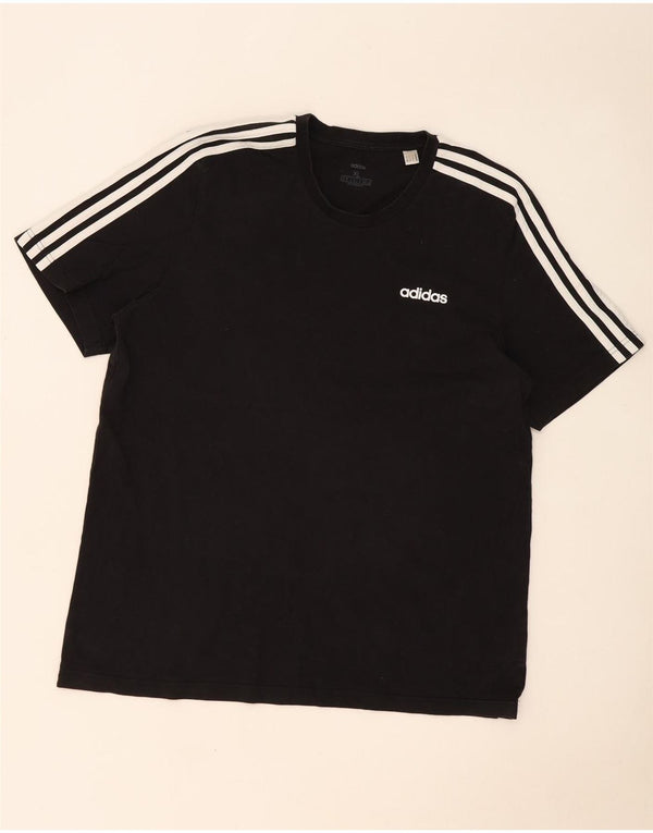Adidas Męska Koszulka Top XL Czarna Bawełna