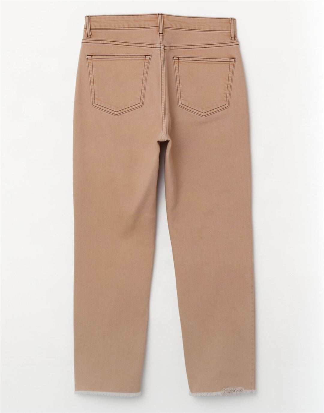 Damskie krótkie jeansy Topshop W26 L25 Beżowa bawełna
