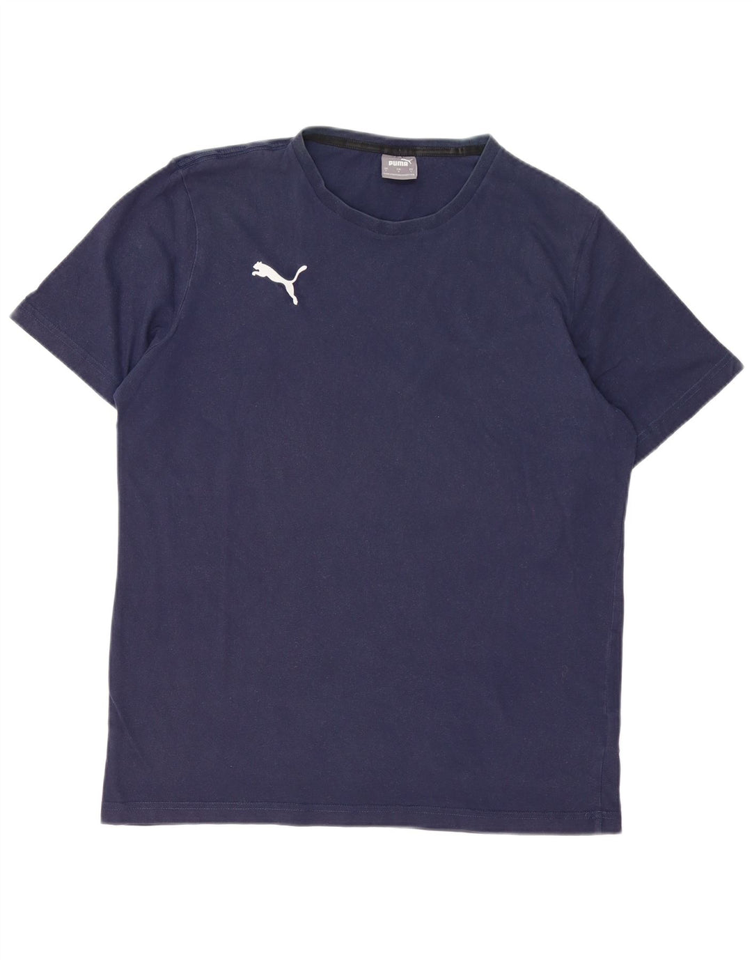 T-shirt męski Puma, duży, granatowy, bawełniany