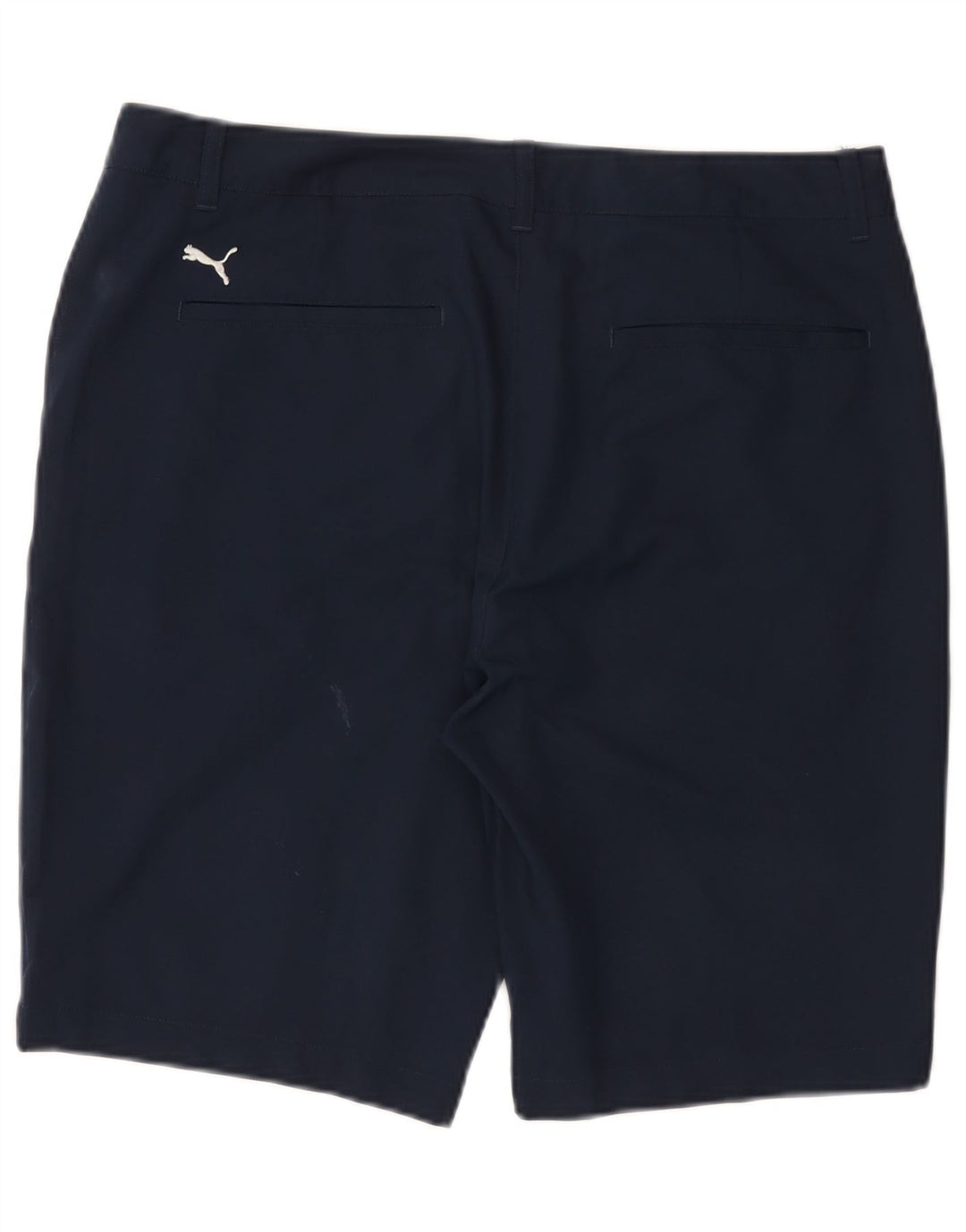 Męskie spodenki Chino Puma W34, duże, granatowe, poliestrowe