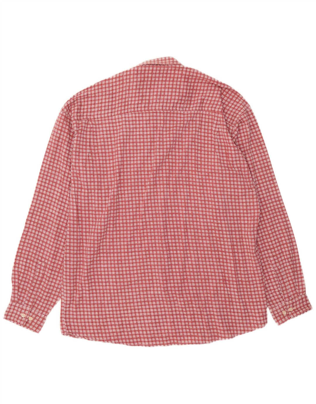Lerros Męska koszula flanelowa 2XL, bawełniana w czerwoną kratę