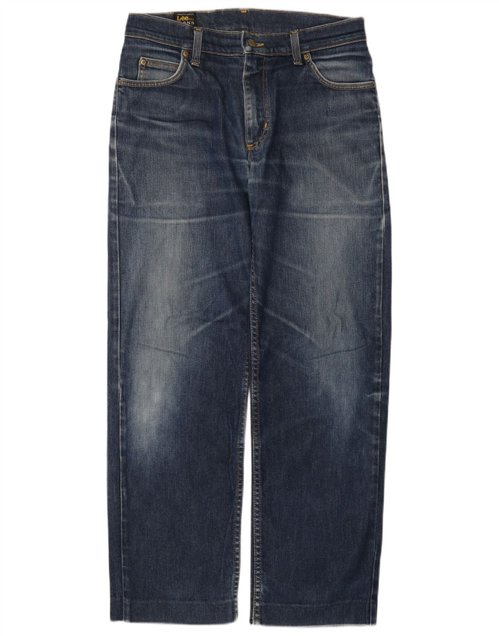 Męskie jeansy Lee Brooklyn Straight W32 L30 Niebieskie bawełniane