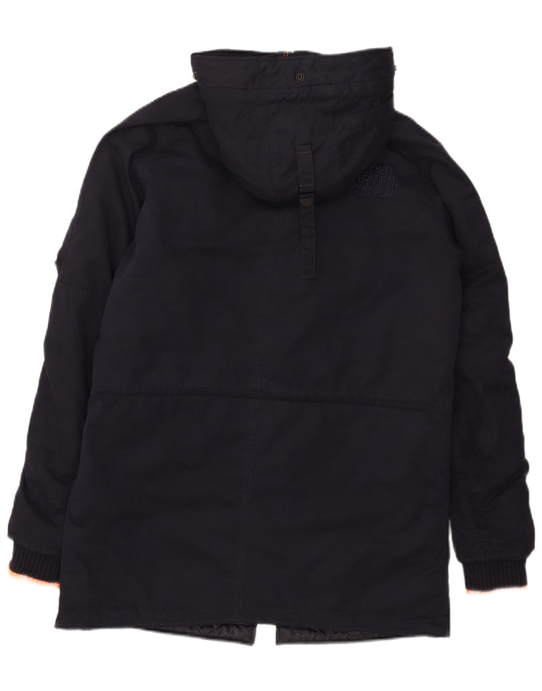 Męska kurtka parka z kapturem Superdry UK 38, średni granatowy poliester
