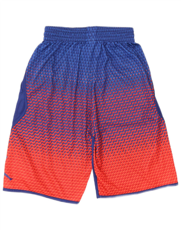 Męskie spodenki sportowe Jordan Dri Fit, małe, granatowe, z poliestru w blokach kolorów