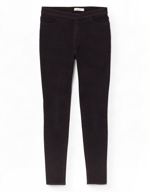 Marks & Spencer Damskie jeansy Jegging UK 14 Medium W30 L28 Czarna bawełna
