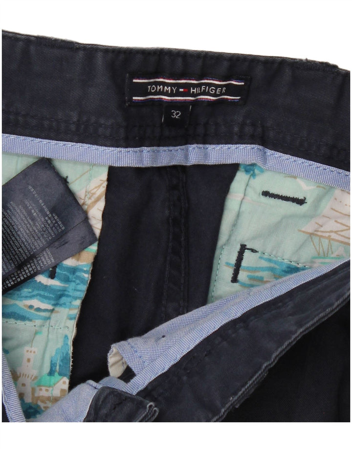 Męskie spodenki cargo Tommy Hilfiger W32 Średni granatowy, bawełniany