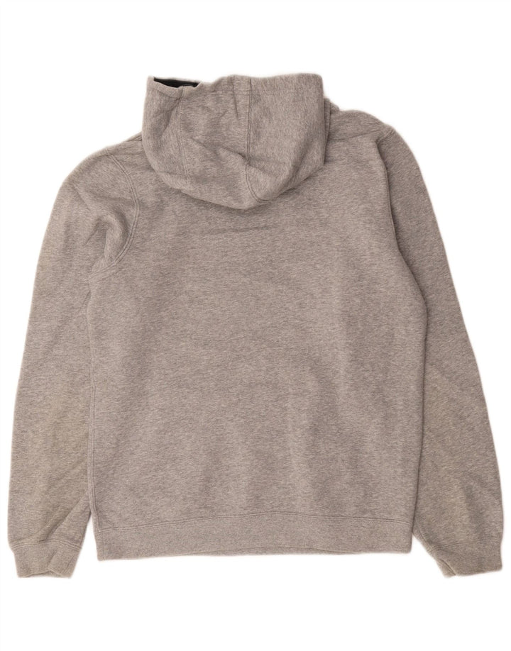 Męski sweter z kapturem Nike z grafiką, mały, szary, bawełniany
