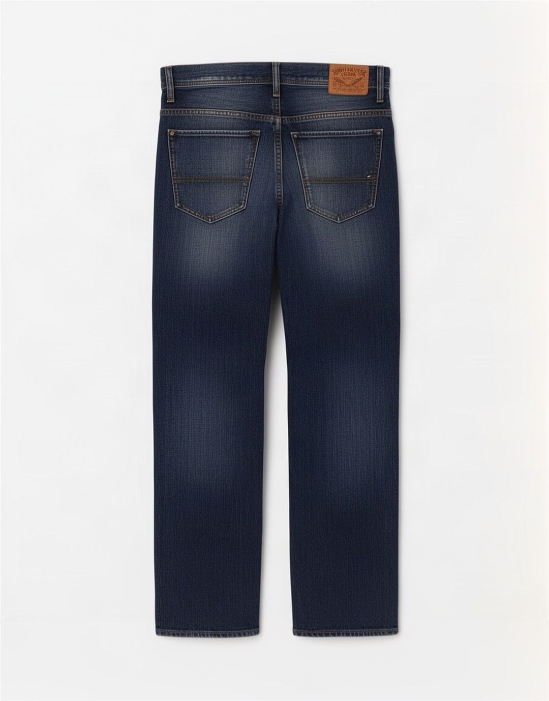 Męskie dżinsy Tommy Hilfiger Ryder Zip Regular Straight W36 L32 Niebieskie