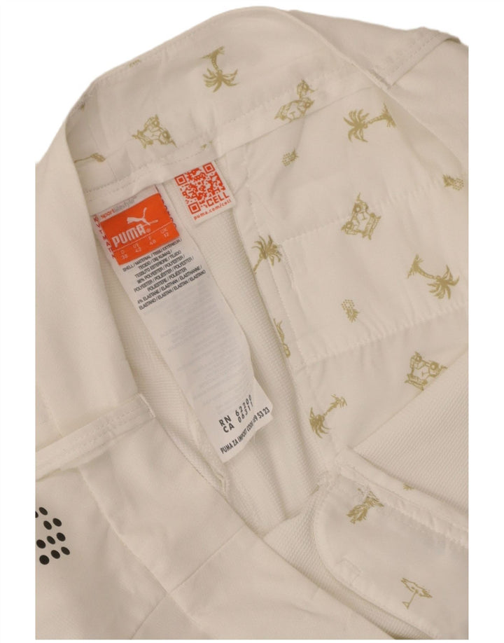 Damskie spodenki Chino Puma UK 12 Medium W34 Biały poliester