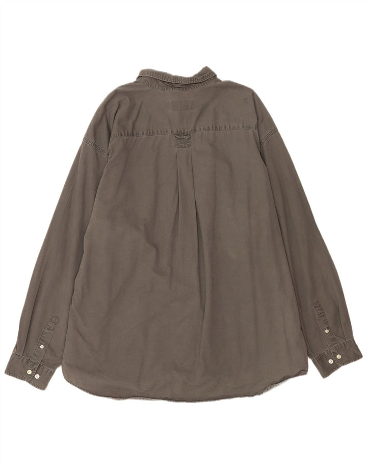 Koszula męska Eddie Bauer 2XL, szara, bawełniana