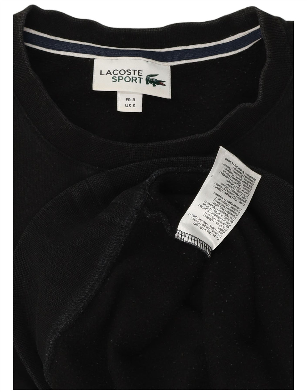 Męska bluza Lacoste, rozmiar 3, mała, czarna, bawełniana