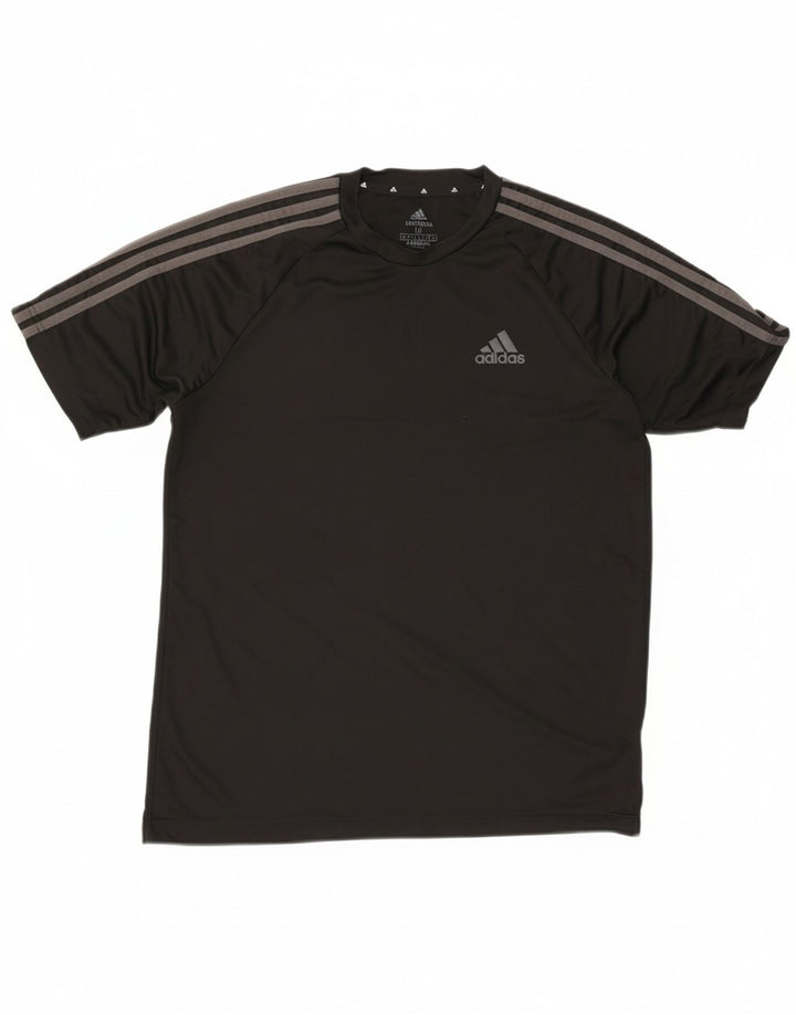 Męska koszulka Adidas Aeroready Top, średni czarny poliester