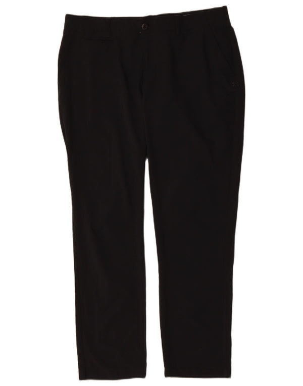 Damskie spodnie typu chino UNDER ARMOUR US 14 XL W34 L31 granatowe